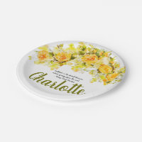 Jet floral jaune et orange magnifique