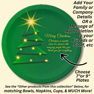 Assiettes En Carton Jeu de correspondance Arbre verte 20xx Changer de 