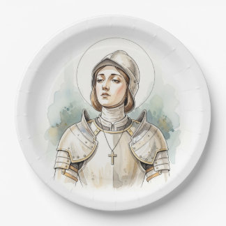 Assiettes En Carton Joan of Arc , Catholic Gifts