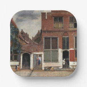 Assiettes En Carton Johannes Vermeer - Little Street