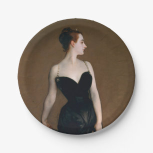 Assiettes En Carton John Singer Sargent Madame X Classic Portrait