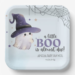 Assiettes En Carton Joli petit bol d'aquarelle chute garçon baby showe