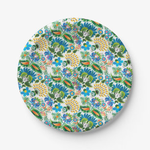 Assiettes En Carton Joli Russe vintage Khokhloma