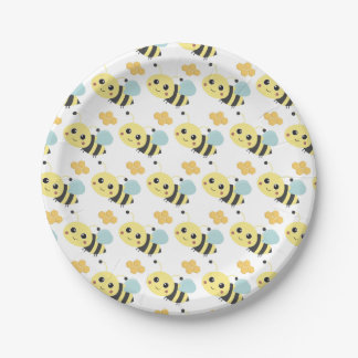 Assiettes En Carton Jote Bees Motif Adorable Bee Theme Party