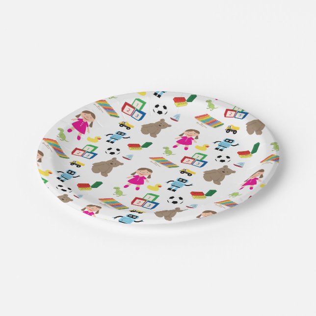 Assiettes En Carton Jouets pour enfants Motif (Angle)
