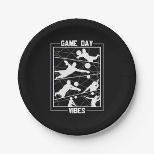 Assiettes En Carton Joueur de volley-ball   Vidéos du Jour du Jeu