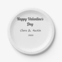 Joyeuse Saint-Valentin ajoutez nom date simple min