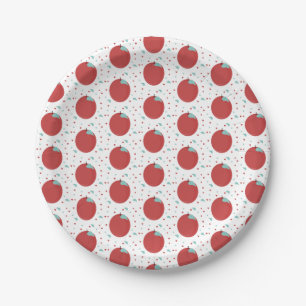 Assiettes En Carton Joyeux Anniversaire Confettis de Pommes Mignonnes