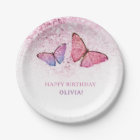 Joyeux anniversaire papillon Fille Anniversaire