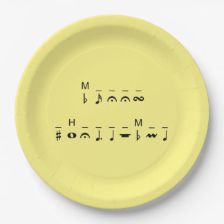 Assiettes En Carton Joyeux Cryptogramme de Noël