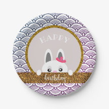 Joyeux lapin d'anniversaire (animaux), doodle, par