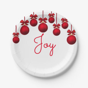 Assiettes En Carton Joyeux Noël