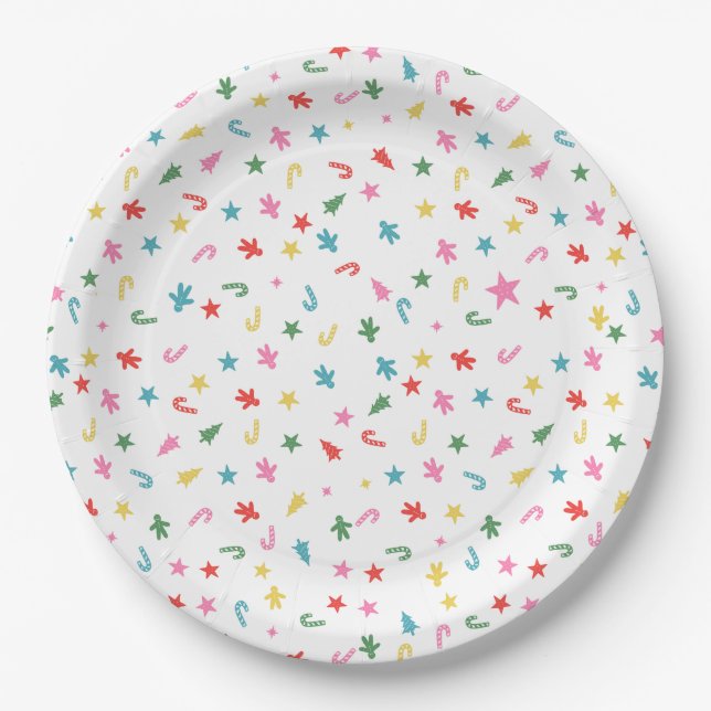 Assiettes En Carton Joyeux Noël (Devant)