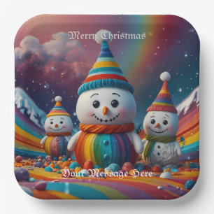 Assiettes En Carton Joyeux Noël festif