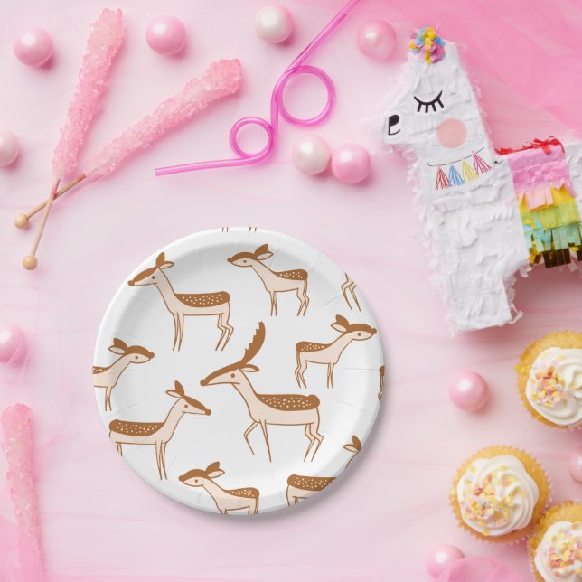 Assiettes En Carton Joyeux Noël Festif vacances Conception cadeau (Fête)
