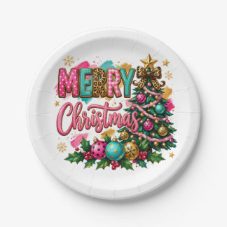 Assiettes En Carton Joyeux Noël prépa