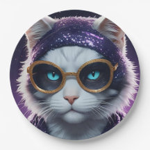 Joyeux party du Nouvel An - Chat déguisé