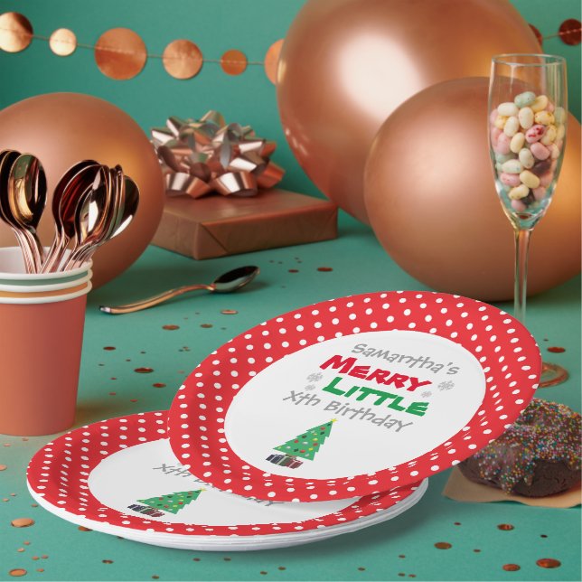 Assiettes En Carton Joyeux Petit Plaque Papier d'Anniversaire (Multi)