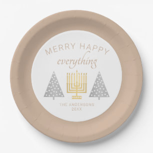 Assiettes En Carton Joyeux Tan Tan Holiday Interfaith Party