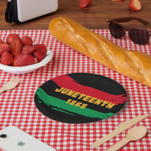 Assiettes En Carton Juneteenth