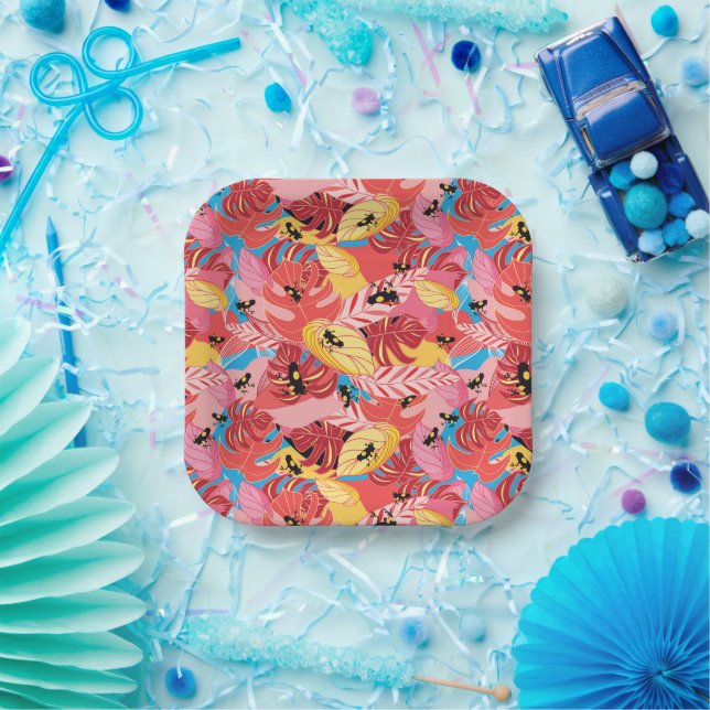 Assiettes En Carton Jungle (Fête)