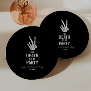 Assiettes En Carton Jusqu'à ce que la mort nous sépare, soirée de céli
