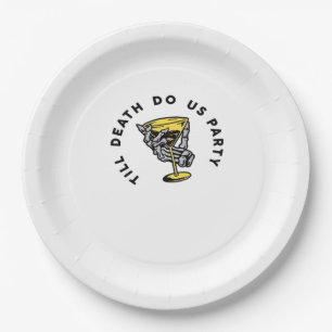 Assiettes En Carton Jusqu'à la mort faites-nous partie Y Classic Funny