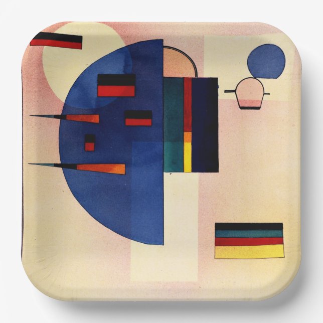 Assiettes En Carton Kandinsky - Calmé, (Recto)