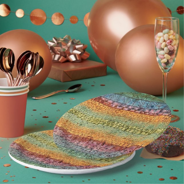 Assiettes En Carton Klee - Pépinière d'arbres (Multi)