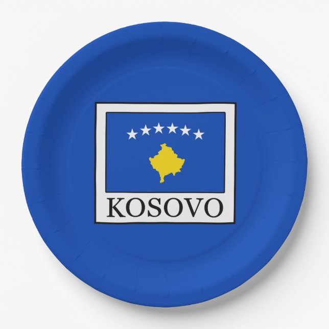 Assiettes En Carton Kosovo (Devant)