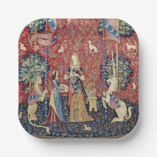 Assiettes En Carton La Dame et la licorne, Odeur