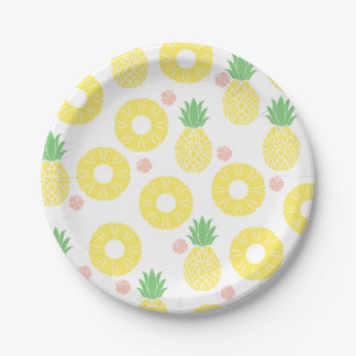 Assiettes En Carton La partie aiment les plaques à papier d'un ananas