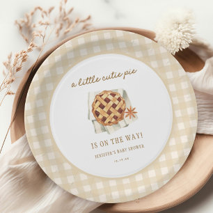 Assiettes En Carton La Petite Cutie Pie D'Automne Est Sur Le Chemin Ba