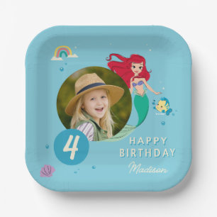 Assiettes En Carton La Petite Sirène   Sous les filles de la mer Anniv