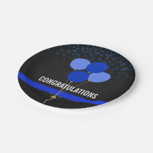 Assiettes En Carton La police Party des félicitations orientées