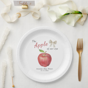 Assiettes En Carton La prunelle de nos yeux Baby shower
