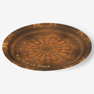 Assiettes En Carton La sculpture sur bois