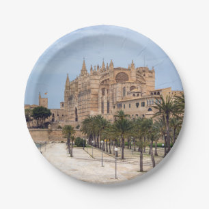 Assiettes En Carton La Seu, Cathédrale de Palma de Majorque - Espagne