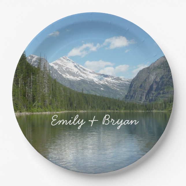 Assiettes En Carton Lac Avalanche I dans le parc national Glacier (Devant)