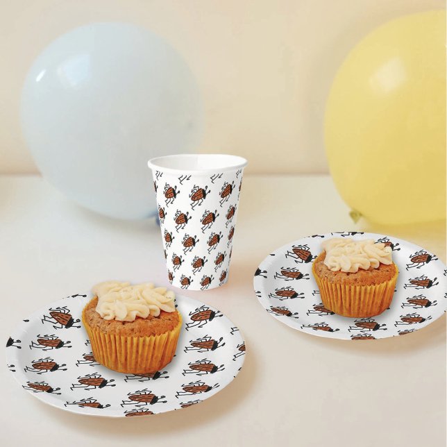 Assiettes En Carton Ladybug (Créateur téléchargé)