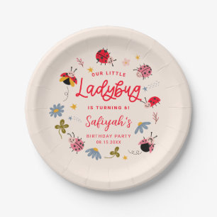 Assiettes En Carton Ladybug fête d'été