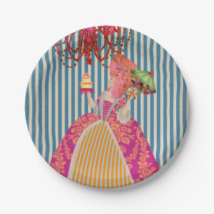 Assiettes En Carton Laissez-les manger le gâteau (plus d'options) -