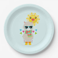 Lama Cool et Soleil Kawaii Sourire