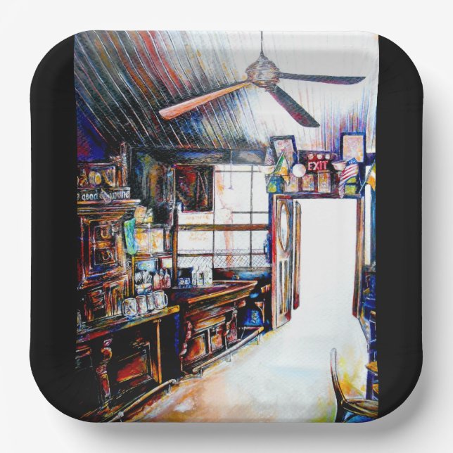 Assiettes En Carton L'amour n'est pas un mur, c'est un pont (Recto)