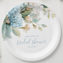 Lavande Hydrangea Fête de Mariage Aquarelle