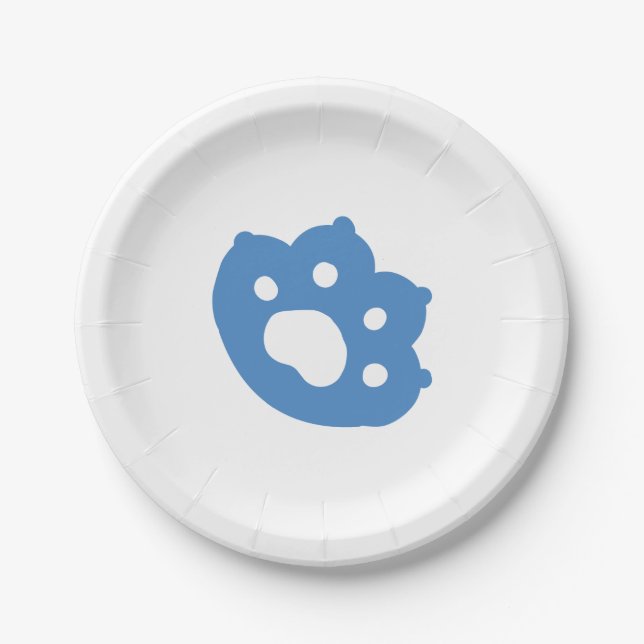 Assiettes En Carton Laze Furr Days - Cute Lazy Cats Design (Devant)