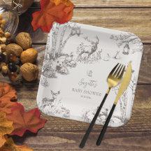 Le Baby shower des animaux des bois