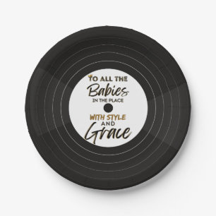 Assiettes En Carton Le Big One Hip hop des années 90 1er anniversaire/