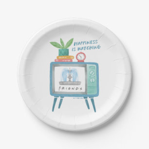 Assiettes En Carton Le bonheur c'est de regarder FRIENDS™