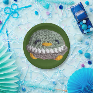 Assiettes En Carton Le canard cool Amigurumi ! ! !